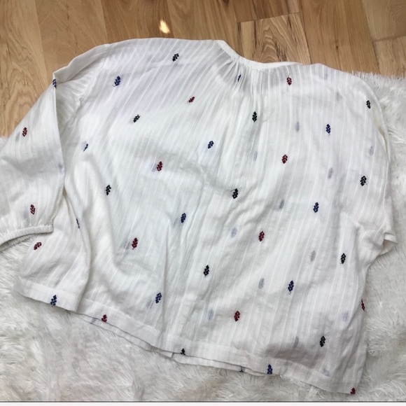 ANTHROPOLOGIE AKEMI & KIN BUTTON FRONT EMBROIDERY. Size small - Picture 6 of 7